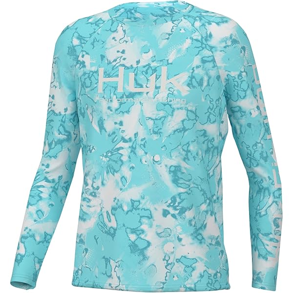 Huk Fishingフィッシングシャツ 総柄 カジキ M（L） 美品 Huk Fishingフィッシングシャツ 総柄 カジキ M（L） 美品