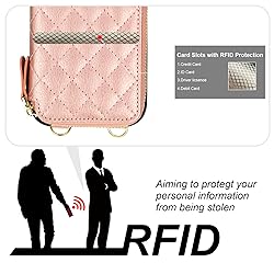 Bocasal Crossbody Wallet Case for iPhone 16