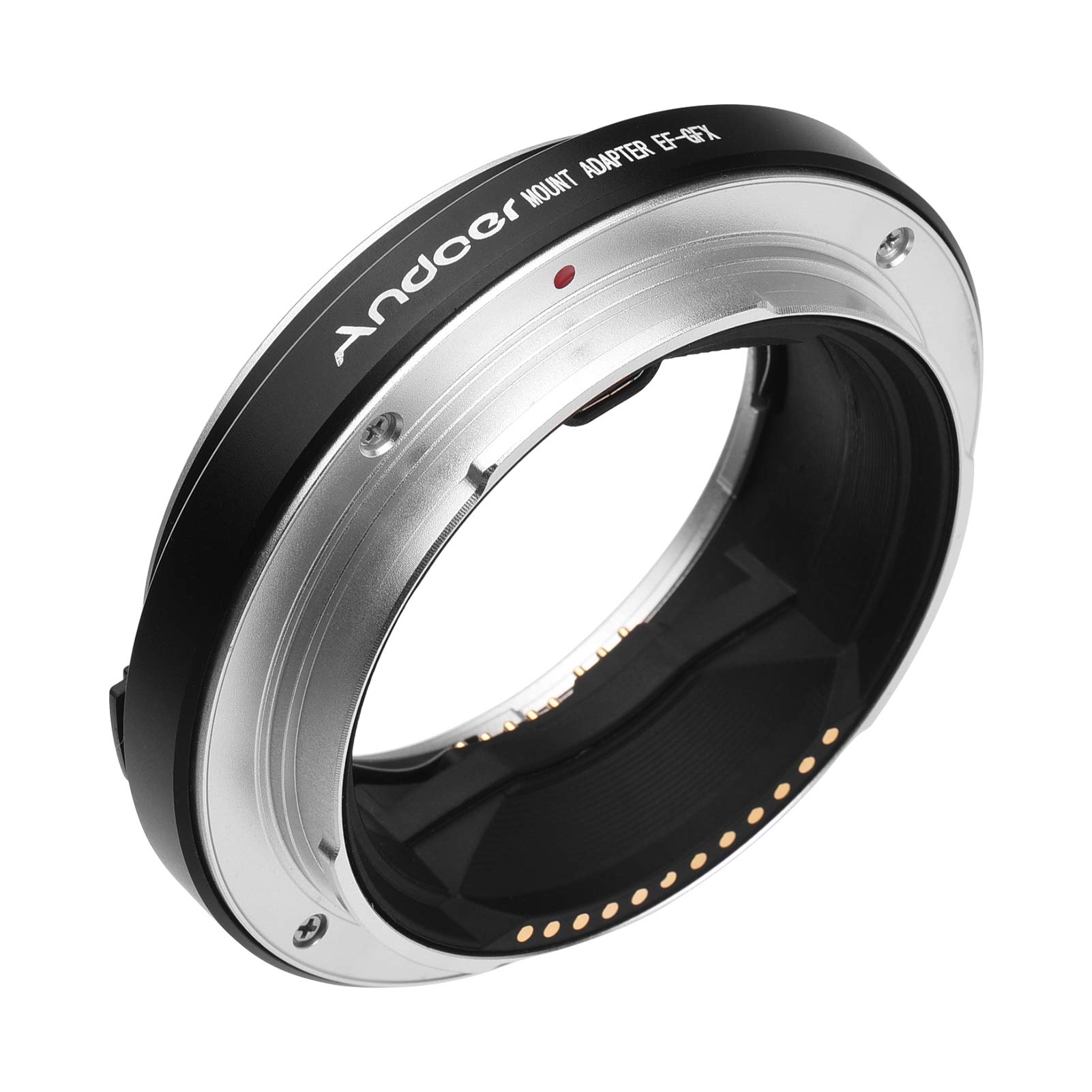 Andoer EF-GFX Camera Lens Adapter Ring Auto Focus compatible with Canon EF-mount Lens to FujiFilm GFX-mount MED-format Cameras GFX100 GFX50S GFX50R