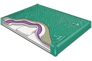 LUXURY SUPPORT InnoMax Genesis 900 Super Waveless Lumbar Support Sponge Bed Waterbed Mattress, King