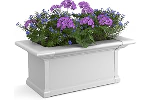 Mayne 4822-W Yorkshire Window Box, 2-foot, White