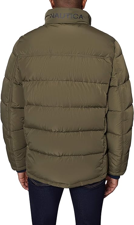 Nautica 诺帝卡 假两件 男式棉服夹克 面包服 S码2.4折.58 海淘转运到手约¥365