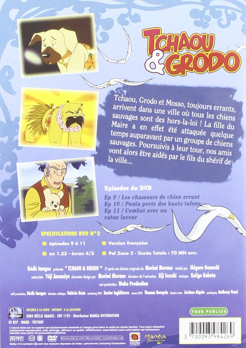 Amazoncom Tchaou Et Grodo Partie 1 Coffret 4 Dvd Vf