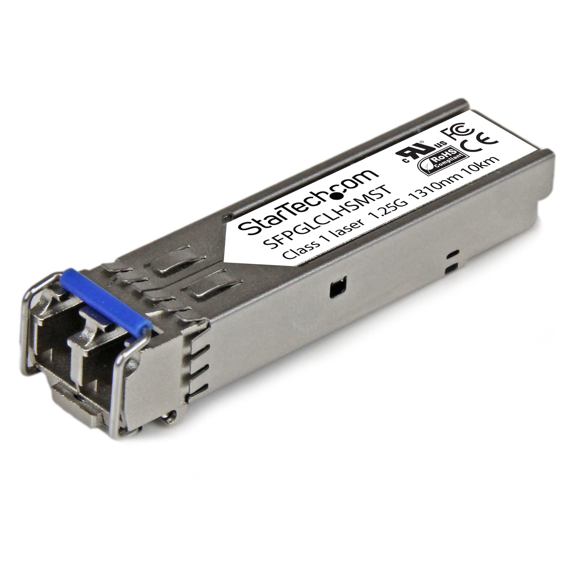 StarTech.com Cisco GLC-LH-SM Compatible SFP Module - 1000BASE-LX/LH - 1GE Gigabit Ethernet SFP - LC 20km - 1310nm - Cisco IE3400, IE3300, IE3200 (SFPGLCLHSMST)