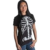 Skeleton Rib Cage | Jumbo Print Novelty Halloween Costume Ladies' T-Shirt