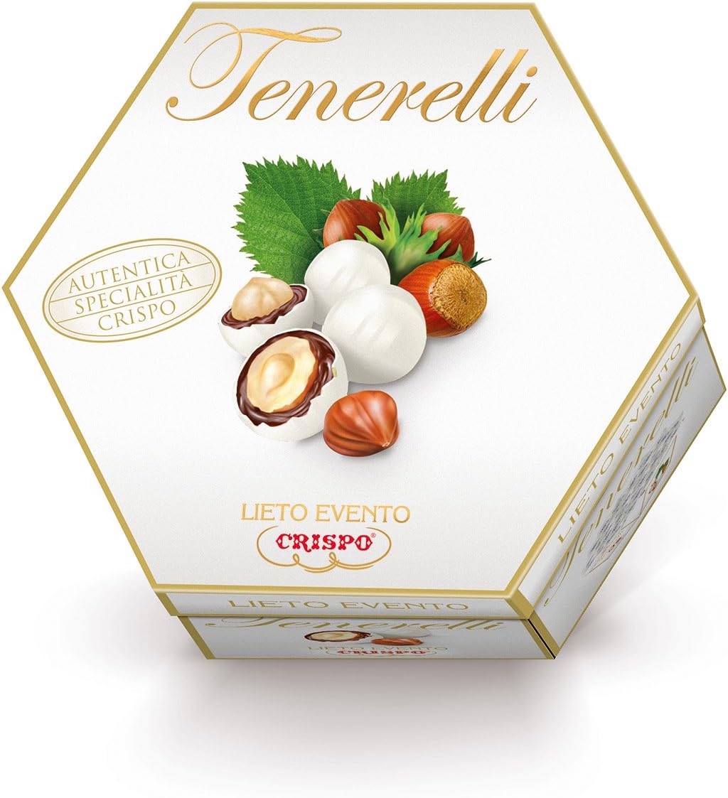 CONFETTI CRISPO | Monoimbustato Lieto Evento | TENERELLI BIANCHI | 4 x 500 gr