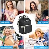 Vicloon Baby Changing Bag Backpack Multi-Function Nappy Back Pack Waterproof 24L view 6