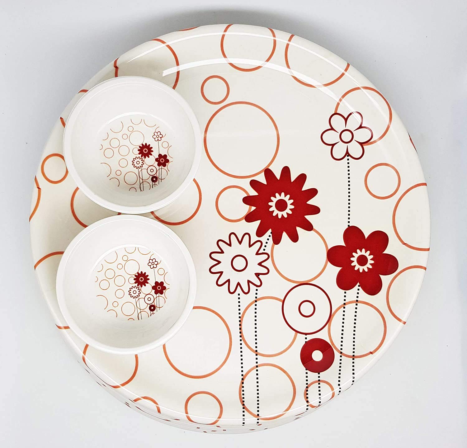 Buy Dinner Set for Kitchen, Dinner Set of 12, Printed Design with