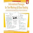 Informational Passages for Text Marking & Close Reading: Grade 4: 20 Reproducible Passages With Text-Marking Activities That Guide Students to Read Strategically for Deep Comprehension