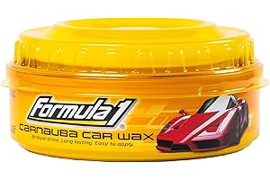 Formula 1 Carnauba Car Wax Paste - High-Gloss Shine - Polish for Car Detailing to Shine & Protect – Remove Haze and Paint Swirls w/ Micropolishing Agents – Car Cleaning Supplies (8 oz)
