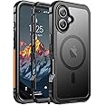 jaroco for iPhone 16 case, [Compatible with MagSafe][Military Grade Drop Protection][Heavy Duty Protection][Non-Slip][Shockproof] with 2-Layer Durable Bumper Phone Case 6.1''-Black