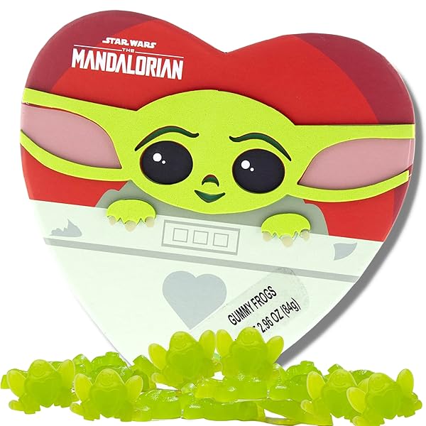STAR WARS THE MANDALORIAN GROGU GUMMY CANDY, GREEN...
