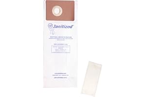 Janitized JAN-ADVU500-2(10) Advance VU500 Premium Replacement Commercial Vacuum Paper Bag, Includes 2 Pre Filters (Pack of 10