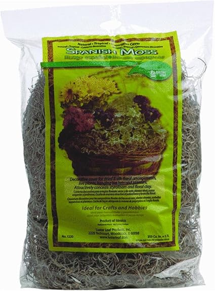 Amazon Com Luster Leaf Long Fiber Sphagnum Moss 432 Cubic Inches 1420 Florist Products Garden Outdoor