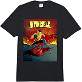 Invincible &amp; Omni-Man Bloody Reflection Poster Comfort Colors Adult Heavyweight T-Shirt