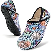 ANLUKE Slipper for Women Men Slipper Socks Fuzzy House Shoes Rubber Sole Slip On Soft-Lightweight Non Slip Indoor/Outdoor