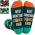 Zmart Coach Gifts for Men Dad - Soccer Coach Basketball Coach Gifts, Best Coach Ever Socks