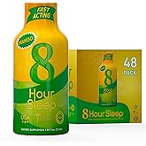 Vitamin Energy 8 Hour Sleep Shot Mango 48 Pack, Melatonin, 5-HTP, GABA, Valerian, Lavender, Nighttime Relaxation & Sleep Support Supplement, Zero Sugar, Vegan, Gluten-Free, Kosher, 1.93 fl oz