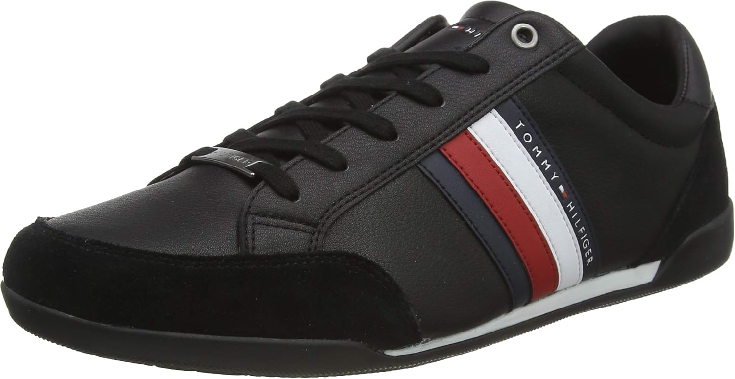 tommy hilfiger material mix sneakers