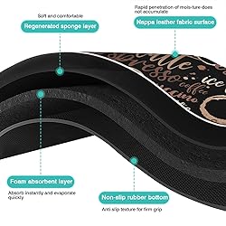 Coffee Bar Mat Accessories for Countertop Absorbent