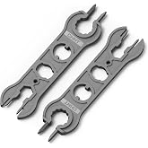 CHINT Multifunction Solar Connector Wrench for PV Connectors, Solar Panel Connector Tool for Assembly, Disassembly &amp; Disconnect, PV Wire Connector Spanner for Solar Cable Installation（1 Pair）