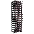 Sorbus Wine Rack Freestanding Floor - Wine Bottle Holder Holds 75 Bottles of Wine - 75 Bottle Capacity Wine Storage for Any Bar, Wine Cellar, Kitchen, Dining Room
