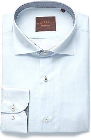 pale blue slim fit shirt