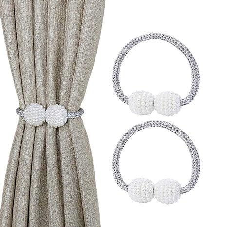 Do4u Faux Bead Magnetic Curtain Tie Backs The Most Convenient