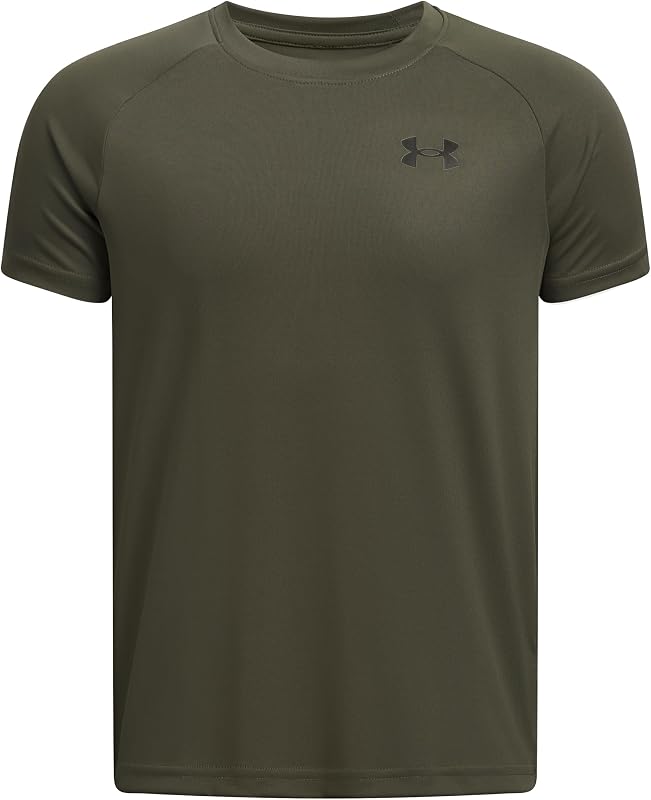 Boy's Tech 2.0 T-Shirt Marine Od Green/Black S S — Foto 1 von 3