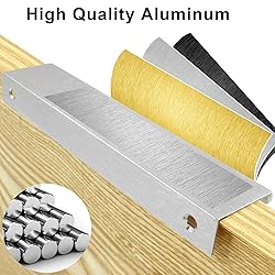 Cionyce 6 Pack Hidden Cabinet Pulls 5.9"/150mm
