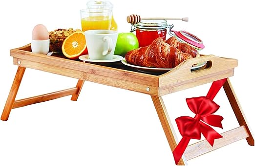Amazon Com Lap Desk Bed Tray Table Bamboo Folding Lap Desks For
