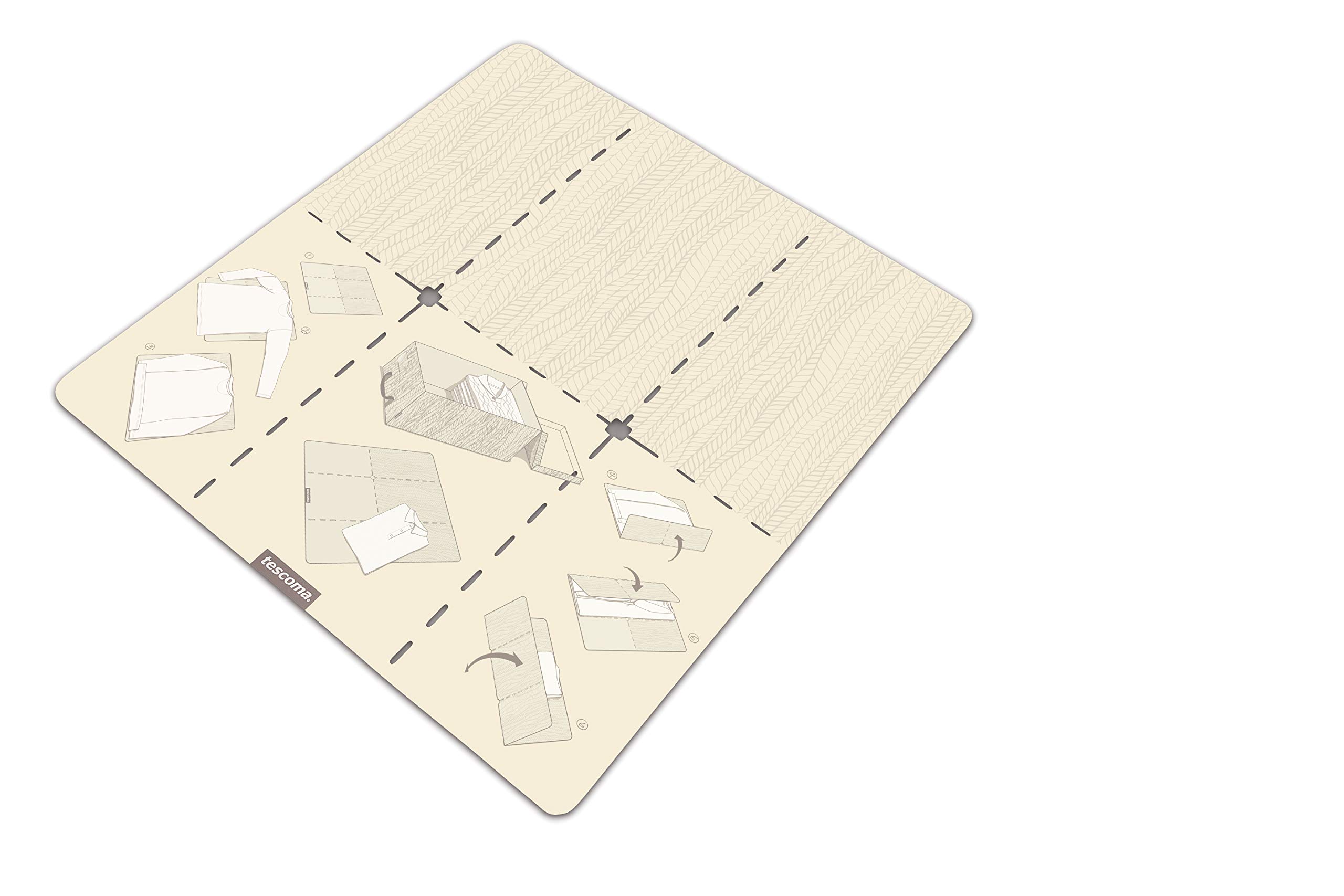 Tescoma Folding Garments 64.5 x 68 cm Griggio/Latte