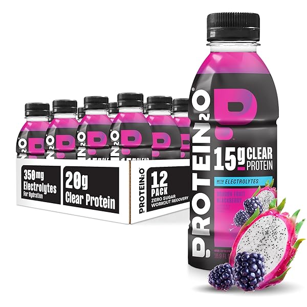 PROTEIN2O HYDRATION DRINK – 2-IN-1 LIQUID CLEAR WHEY...