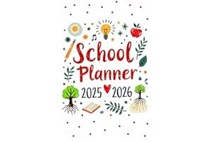 School Planner 2025-2026: 365 Days of Planning with Canadian Holidays | Two-Days-Per-Page Academic Agenda with Class Schedule