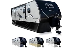 EZ-SNAP RV Skirting Kit for 36-40 Feet Long, 60" Tall Travel Trailer with 2 or More Slide Outs with Combo Studs No-Drill Snap