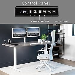 VIVO Electric 71 x 30 in Standing Desk, Memory