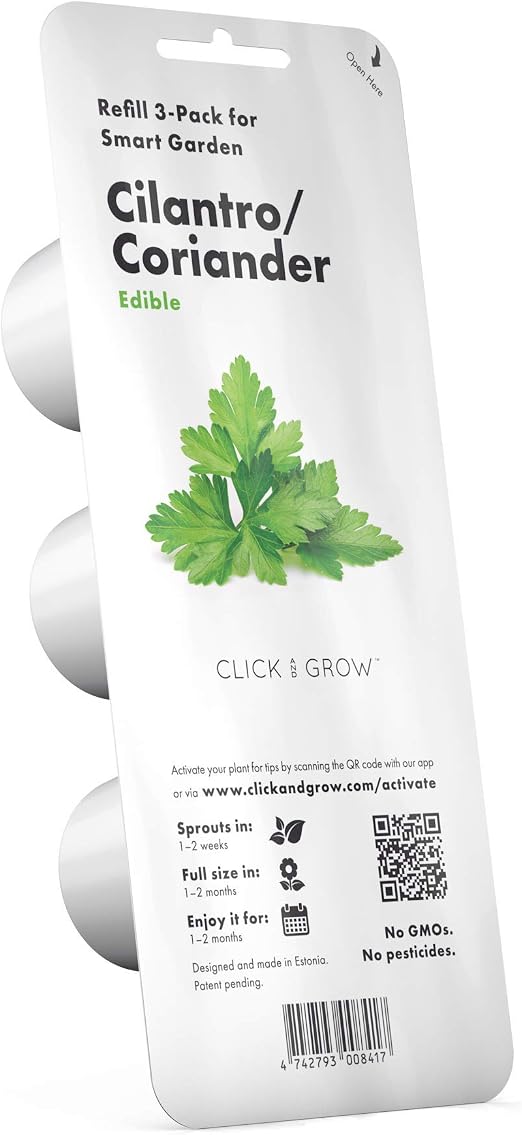 Emsa 3 Cápsulas Cilantro Click & Grow, Semillas apta para Smart ...