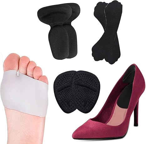 Amazon Com High Heel Pads Gel Metatarsal Pads For Women Ball Of
