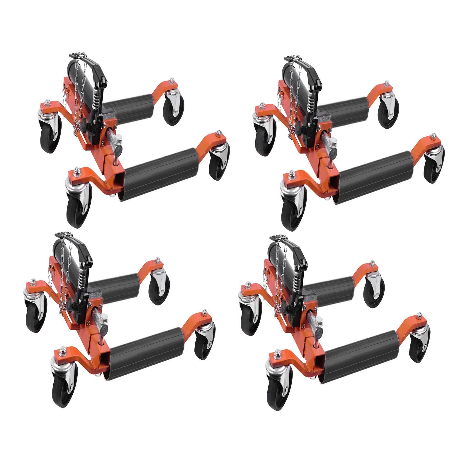 Photo 1 of PeakPursuit Car Wheel Dolly Jack Set of 2, 1500 LBS Capacity Hydraulic Car Dolly, Heavy Duty Rollers with Foot Pedal for Car Truck RV Trailer