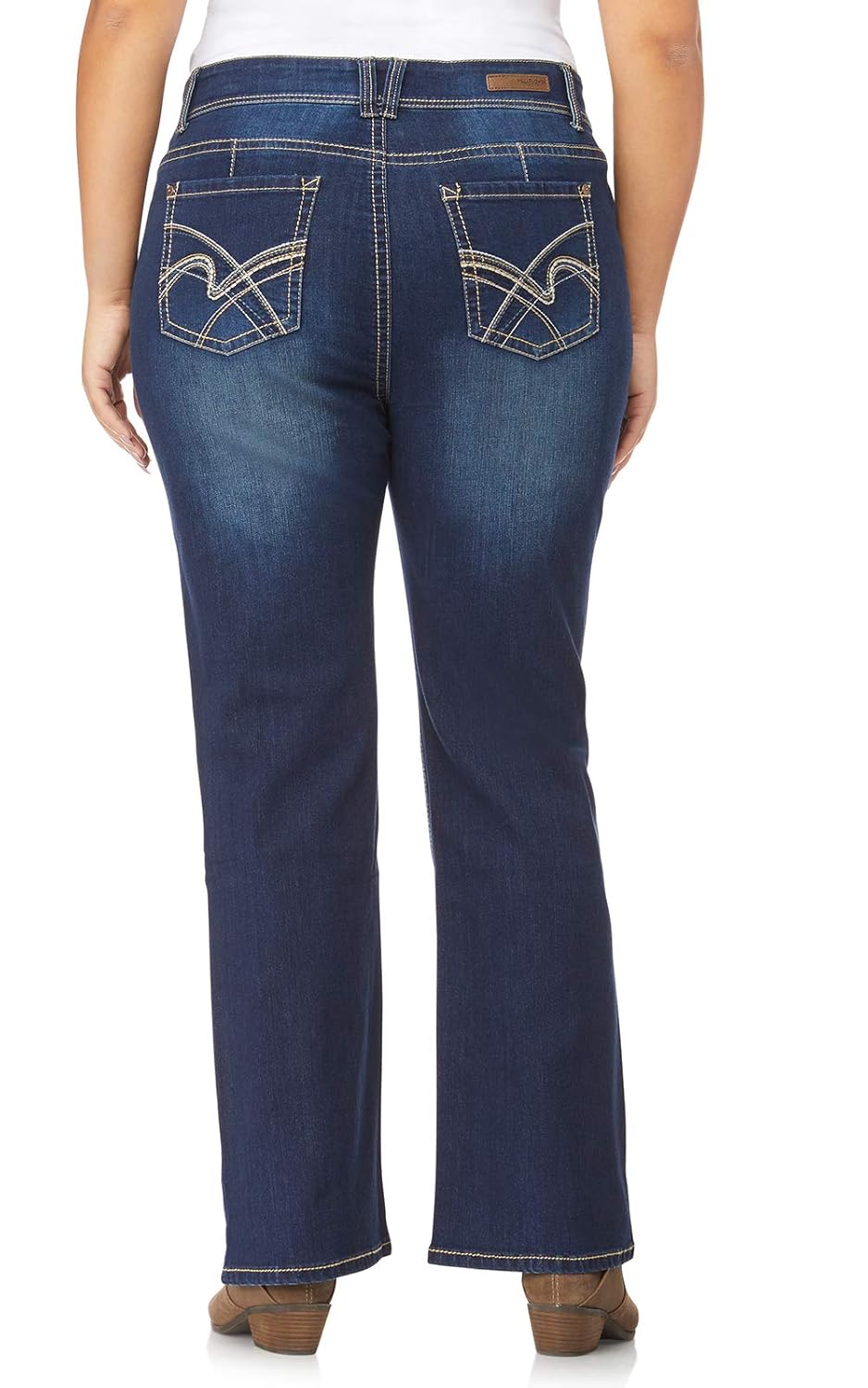 womens plus size stretch bootcut jeans