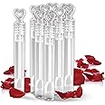 Big Mo's Toys 40 Pack Mini Heart Bubble Wands – Great Wand Bubbles Party Favors for Weddings and Anniversaries