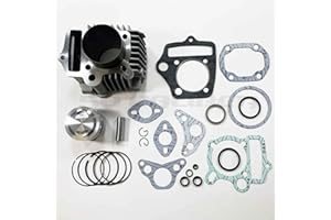 50 Caliber Racing 88cc Stage 1 Big Bore Top End Kit Compatible with 1992-up Z50R, 2000+ XR50R and CRF50 [4446]
