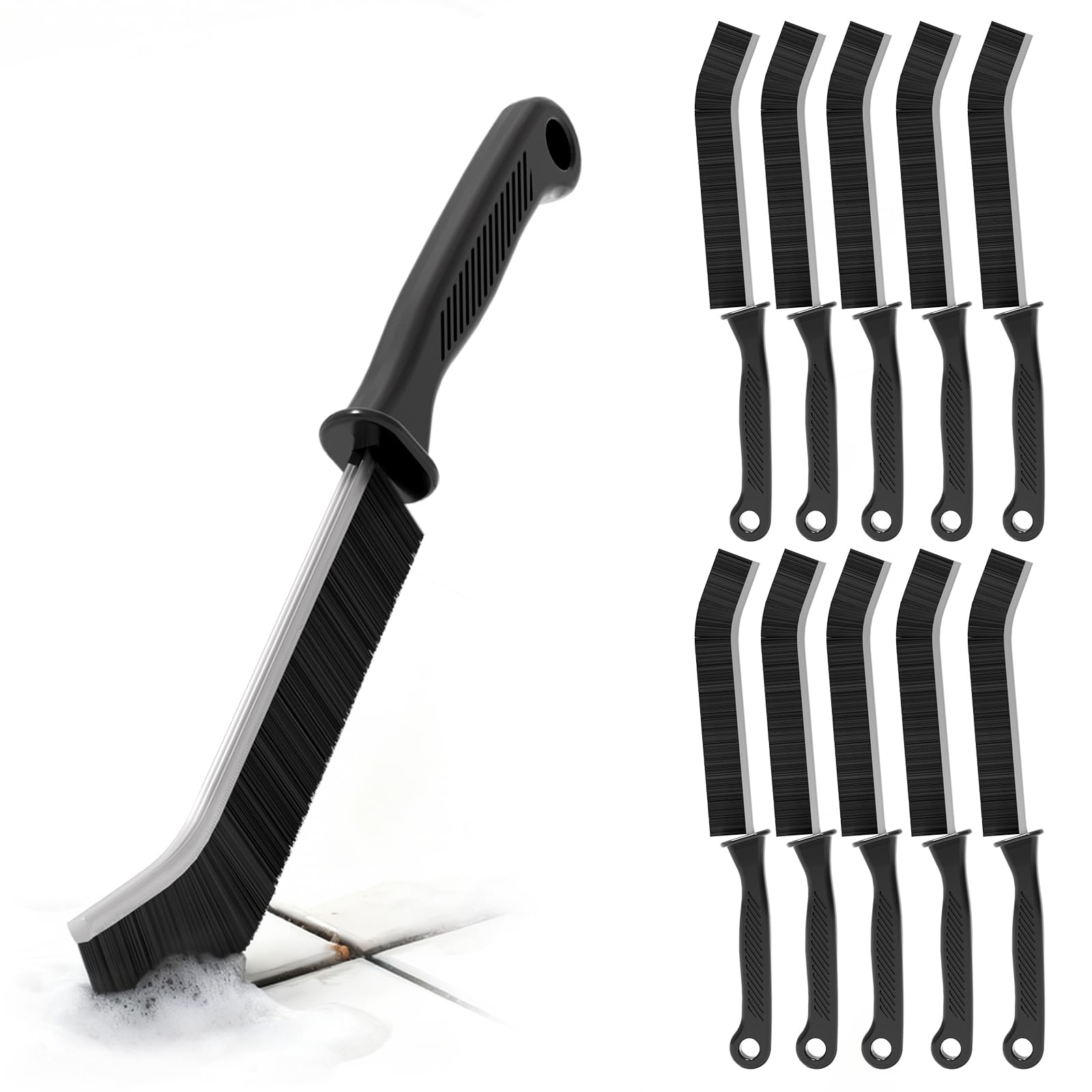 10Pcs Crevice Cleaning Brush - Grout Brush, Multifunctional Bathroom Cleaning Brush for Home, Kitchen, Bathroom, Window, Vehicle