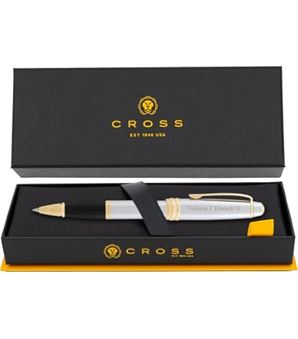 Amazon.com : Cross Bailey Medalist Ballpoint Pen, Chrome with 23k