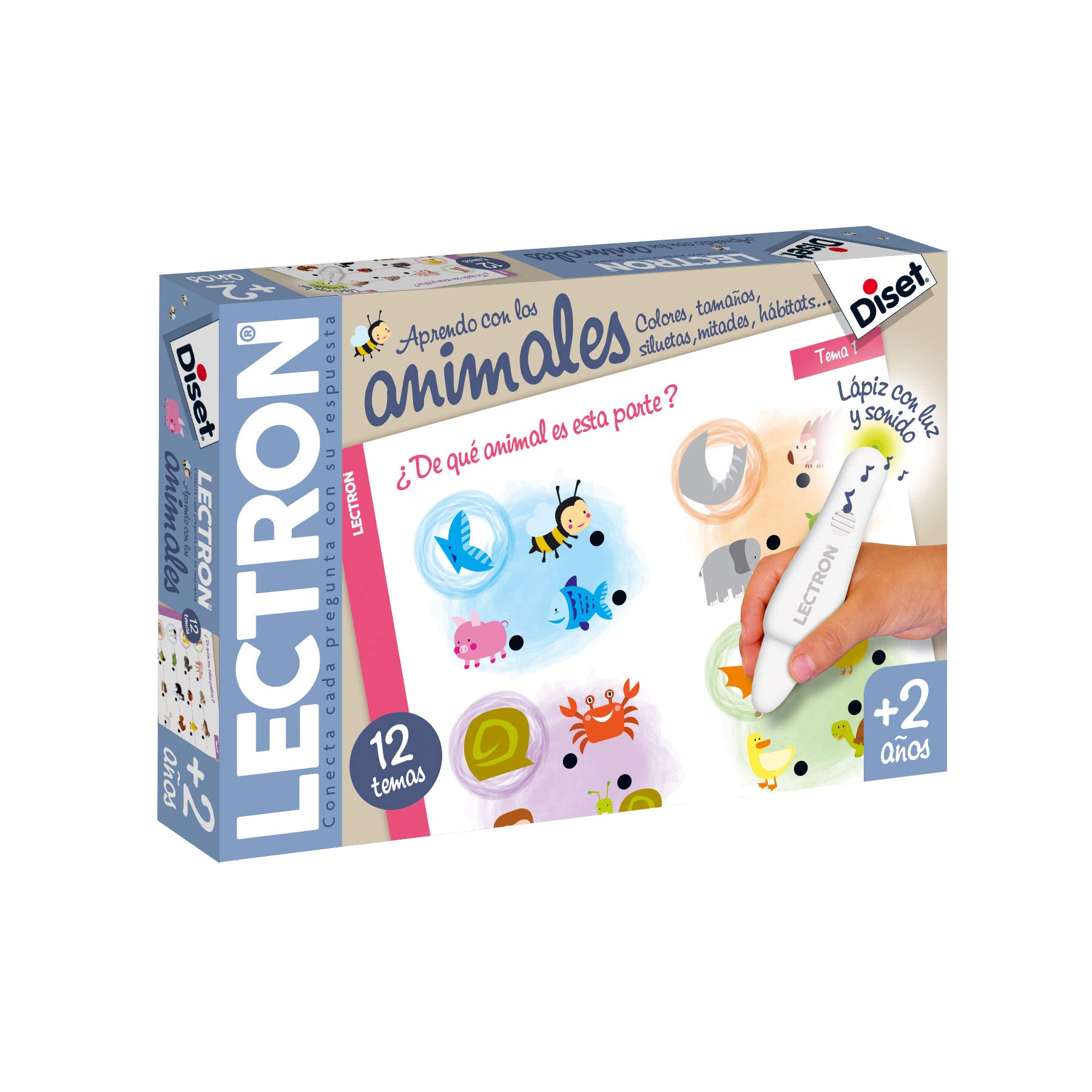 Diset - Lectron Baby Animals, Educational Game from 2 years