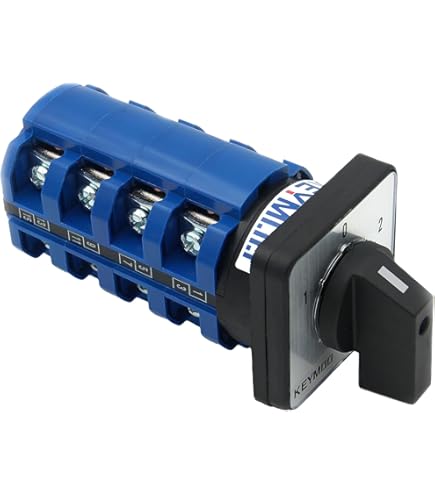 BAOMAIN 63A Rotary Changeover Switch AC 660V 4-Position 8-Phase 32