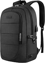 VSNOON Anti-Theft Laptop Backpack 15.6-17.3 Inch USB Port Lock Water Resistant