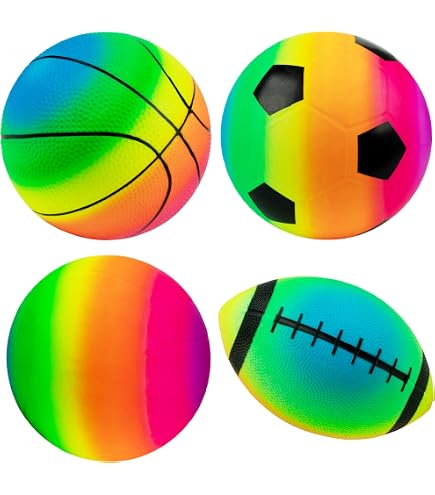 Balle de terrain de jeu arc-en-ciel en PVC, 85 pouces, matériau Stable Balle de terrain de jeu arc-en-ciel en PVC, 85 pouces, matériau Stable