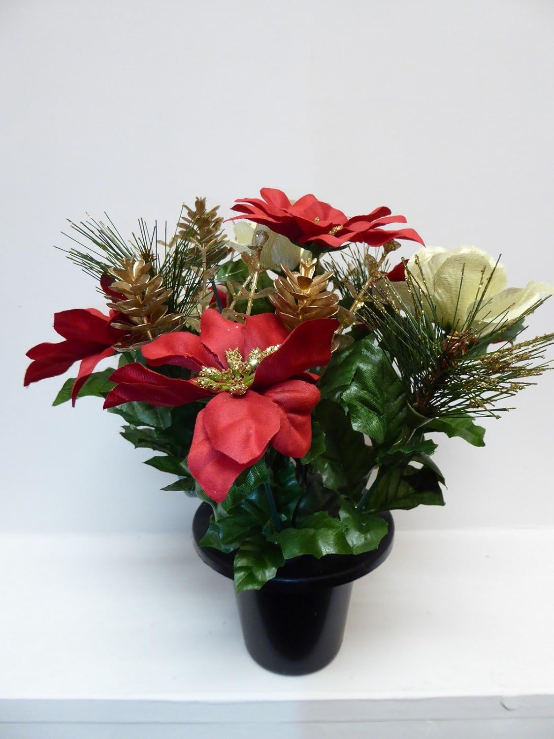 Celebrations & Occasions Artificial Poinsettia Christmas Memorial