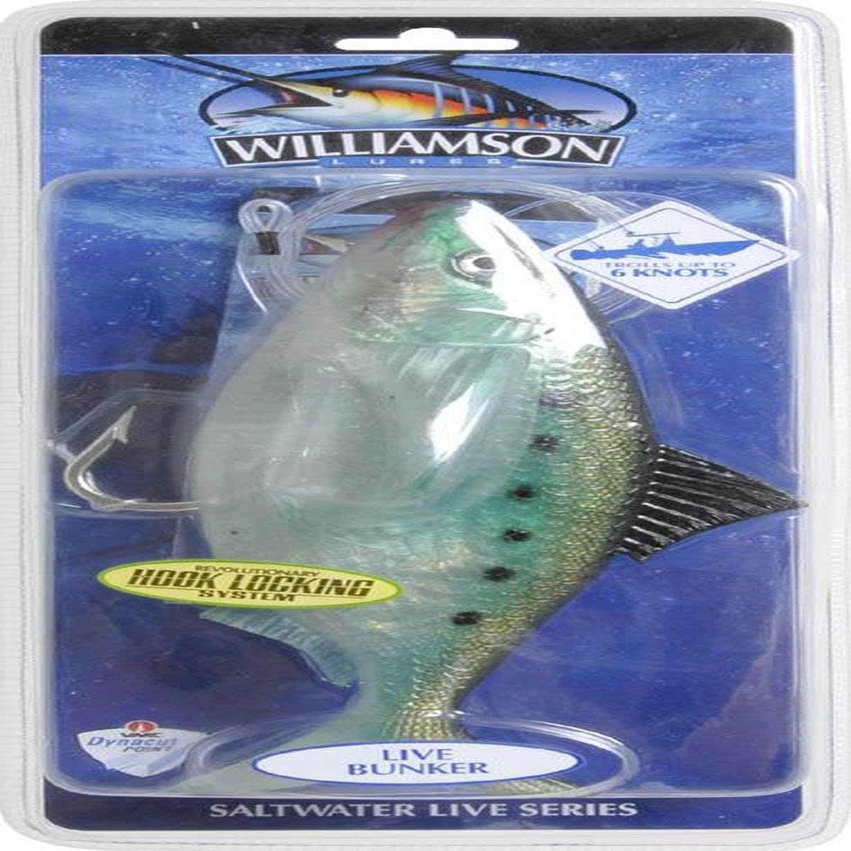 Williamson Lures Live Bunker 10 Rigged Moss Back